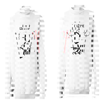 I Put D In Devil Halloween Matching Couple Boyfriend Sweatshirt - Monsterry