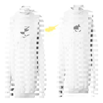 Graphic Republic Of Cyprus Souvenir National Flag Of Cyprus Sweatshirt - Thegiftio