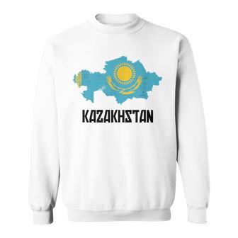 Republic Of Kazakhstan Flag Sweatshirt - Geschenkecke