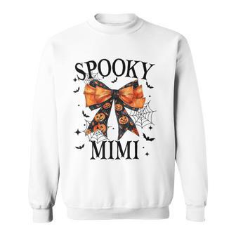 Retro Cute Coquette Bow Halloween Costume Spooky Mimi Sweatshirt - Thegiftio UK
