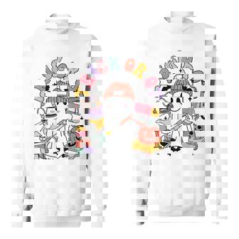 Retro Trick Or Ot Halloween Occupational Therapist Adls Sweatshirt - Thegiftio UK
