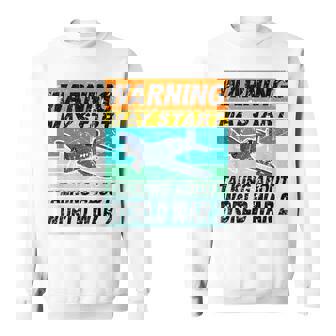 Retro Warning May Start Talking About Ww2 World War Ii Sweatshirt - Thegiftio UK
