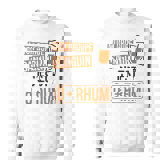 Rhum Humour Alcool Mon Groupe Sanguin C'est 0 Rhum Apéro Sweater e - Cadeauxyz