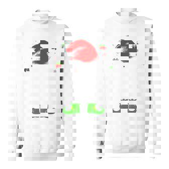 Santa Hat Granny Claus Elf Ugly Christmas Sweater Sweatshirt - Thegiftio UK