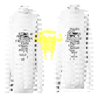 Shredded Cheese Gym Fitness Lifting Sweatshirt - Monsterry