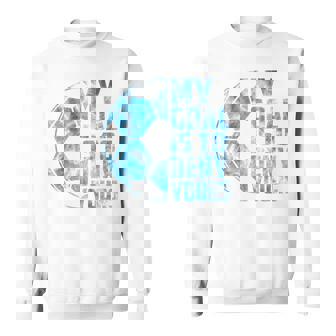 Soccer T My Goal Is To Deny Yours Kid Boy Youth Sweatshirt - Thegiftio