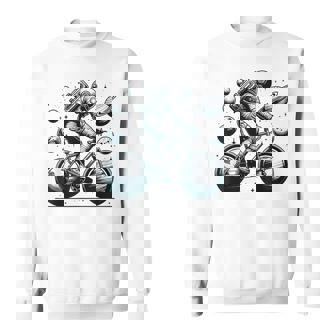 Space Astronaut On A Bicycle Cycling Lover Cycle Tour Sweatshirt - Thegiftio UK