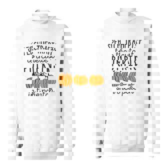 Speech Therapist To The Cutest Pumpkins Halloween Peds Slp Sweatshirt - Thegiftio UK