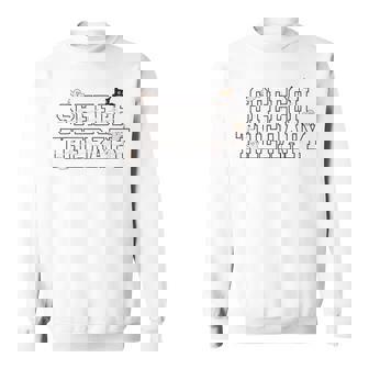 Speech Therapy Slp Ghost Speech Therapy Halloween Sweatshirt | Mazezy