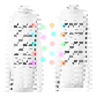 Spotty Dotty Dots & Spots Yellow Men Women Children Spot Sweatshirt - Thegiftio UK