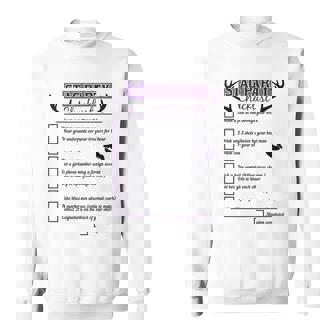 Stag Do Dares Checklist Bachelor Party & Stag Weekend Sweatshirt - Thegiftio UK