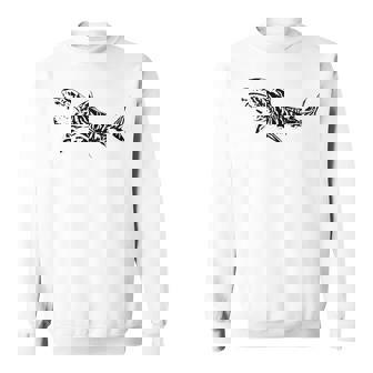 Tiger Shark Motif Shark Sweatshirt - Thegiftio UK