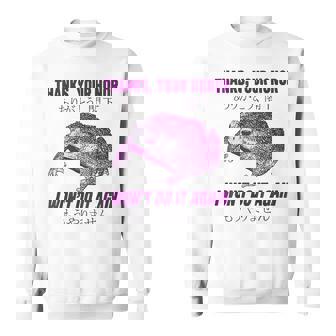 Tokyo Tiger Thanks Your Honor I Won’T Do It Again Frog Sweatshirt - Thegiftio