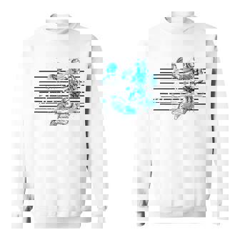 Trendy Buckets Basketball Dunk Paint Splatter Sweatshirt - Monsterry