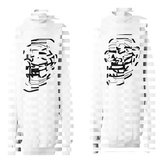 Troll Face Meme Dank Meme Troll Face Sweatshirt | Seseable UK