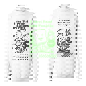 I Turn Food Into Poopies Retro Poop Adult Humor Meme Sweatshirt - Seseable