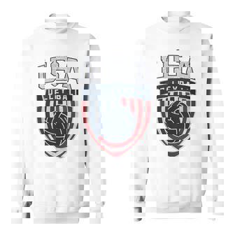 Us Volleyball 2024 Patriotic American Sports Fan Usa Sweatshirt - Monsterry