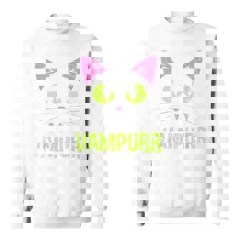 Vampire Cat Vampire Halloween Costume Sweatshirt - Thegiftio