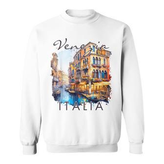 Venezia Italia Travelenice On Travel Meet Me In Italy Sweatshirt - Geschenkecke