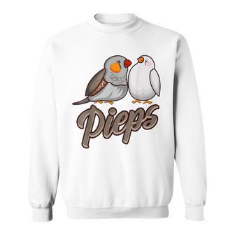 Zebrafink Pieps Sweatshirt - Geschenkecke