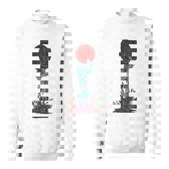 Zombie Hands Curling Halloween Horror Scary Costume Sweatshirt - Thegiftio UK