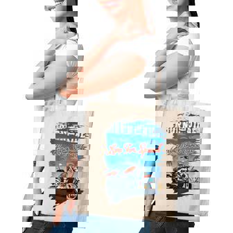 Bike Retro Vintage Santa Cruz Summer Bikers Motorcycle Tote Bag - Monsterry