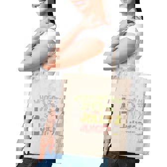 Jolly Juice Christmas Ugly Drinking Tote Bag - Monsterry