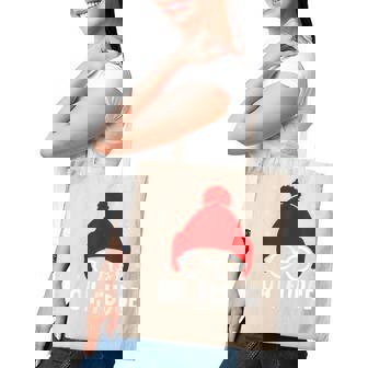 Oh A Fudge Christmas Saying Vintage Xmas Santa Hat Tote Bag - Monsterry