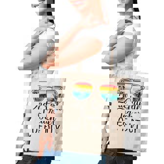 2Nd Grade Teacher Off Duty Sunglasses Beach Teacher Summer Tote Bag - Monsterry