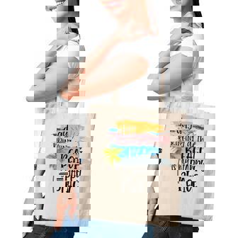 Day Drinking At Beach Is That My Happy Place Summer Beach Tote Bag - Monsterry