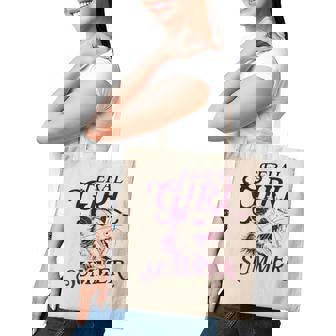 Feral Girl Summer Opossum Vintage Tote Bag - Monsterry