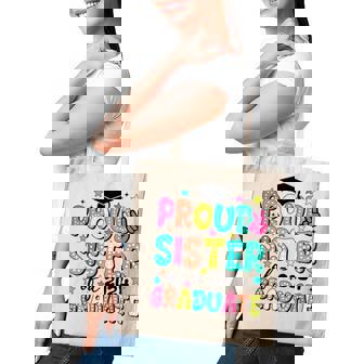 Proud Sister Of 2024 Graduate Class Graduation Last School Tote Bag - Monsterry