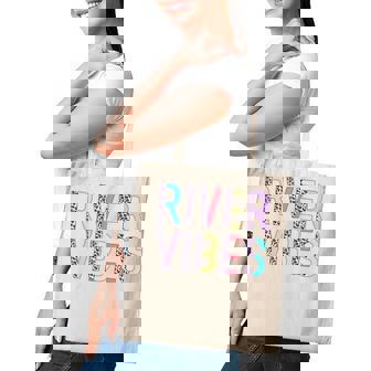 River Vibes Summer Vibes Vacation Leopard Women Tote Bag - Monsterry