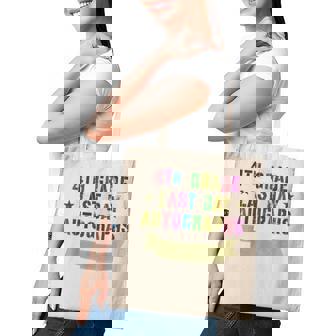 Rockin' 4Th Grade Last Day Autographs Graduation Diy Teacher Tote Bag - Monsterry