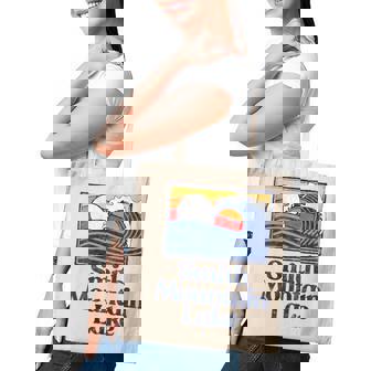 Smith Mountain Lake Retro Surfer Vintage Beach & Wave Tote Bag - Monsterry