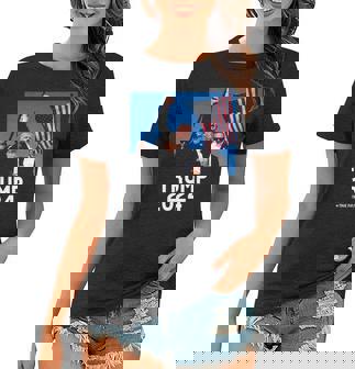 Trump Shot Assassination Attempt Trump 2024 Fist Raised Women T-shirt | Mazezy