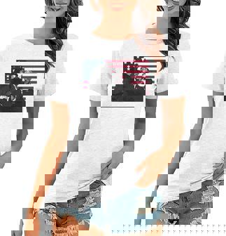 America Flag Trump Shooting 2024 Women T-shirt | Mazezy