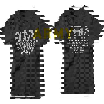 Army Because No One Played Navy As A Kid Military Youth T-shirt - Monsterry