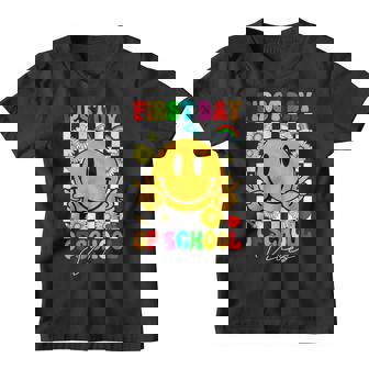 First Day Of School Vibes Teachers Students Back To School Youth T-shirt - Monsterry