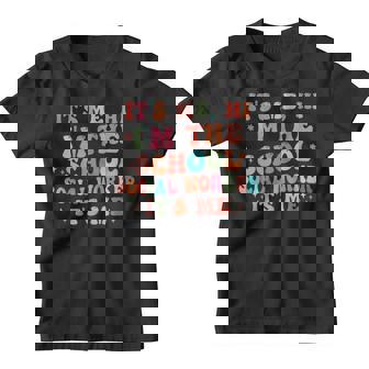 It's Me Hi I'm The School Social Worker Back To School Youth T-shirt - Monsterry