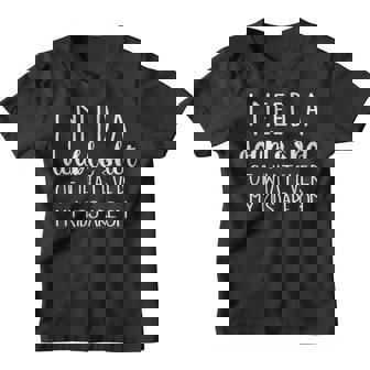 I Need A Double Shot Of Whatever My Kids Are On Youth T-shirt - Monsterry