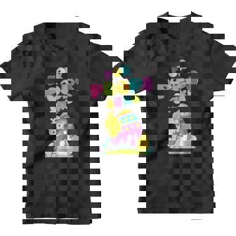 For Peeps Sake Chicks Kids Easter Egg Hunting Cute Tee Youth T-shirt - Monsterry