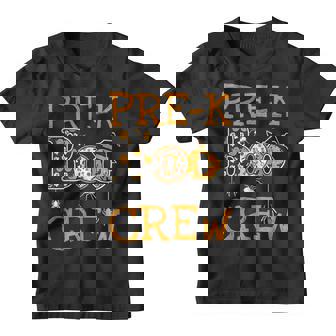 Pre-K Boo Crew Teacher Student Team Halloween Costume Youth T-shirt - Monsterry