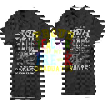 Proud Teacher Of My Pre-K Graduates Youth T-shirt - Monsterry