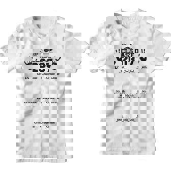 Class Of 2037 Grow With Me Handprint Pre-K 12Th Grade Youth T-shirt - Monsterry