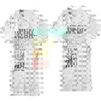 Kids 5 Year Old Awesome Since July 2018 5Th Birthday Youth T-shirt - Monsterry