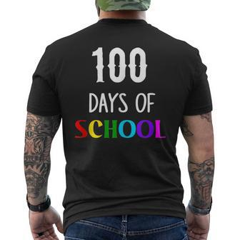 100 Days Of School 100 Days Of School Event Men's T-shirt Back Print - Monsterry AU