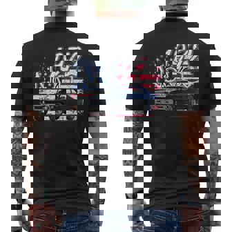 1972 72 Nova 2 Ss Classic Car Old School Muscle Blue Car Men's T-shirt Back Print - Thegiftio UK