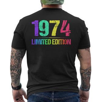 1974 Édition Limitéeintage 74S Retrointage T-shirt imprimé au dos - Cadeauxyz