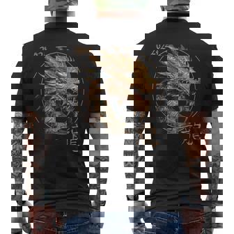 2024 Anno Del Drago Capodanno Cinese E Illustrazione Del Drago T-shirt da uomo con stampa posteriore - Novitaregali